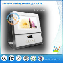 Acryl-Zähler-Display mit 7-Zoll-LCD-Bildschirm und Barcode-Scanner für die Förderung